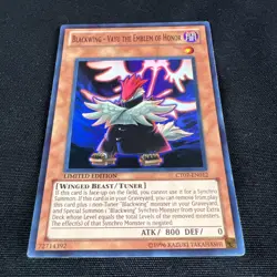 Yugioh Blackwing Vayu the Emblem of Honor CT07-EN012 Super Rare NM - Image 1