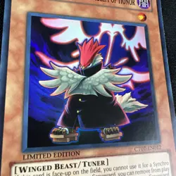 Yugioh Blackwing Vayu the Emblem of Honor CT07-EN012 Super Rare NM - Image 2
