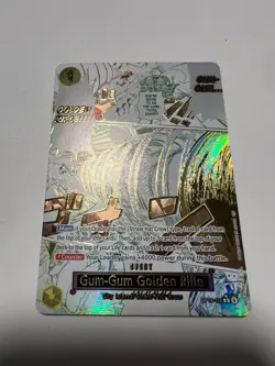 One Piece Adventure on Kami's Island Gum Gum Golden Rifle OP15-116 Alt Art NM - Image 3