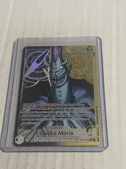 One Piece The Azure Sea’s Seven Gecko Moria OP14-080 Leader Alt Art English - Image 1