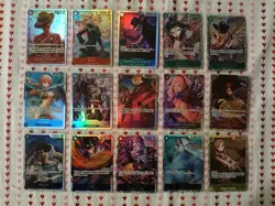 One Piece TCG Japanese Lot ×15 SR Super Rares Only (No Duplicates) - Image 1