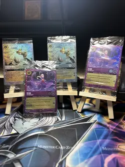 Disney Lorcana Elsa - The Fifth 6/P3 (Glitter Foil SEALED Promo + Tinker Bell - Image 1