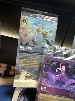 Disney Lorcana Elsa - The Fifth 6/P3 (Glitter Foil SEALED Promo + Tinker Bell - Image 3