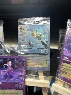 Disney Lorcana Elsa - The Fifth 6/P3 (Glitter Foil SEALED Promo + Tinker Bell - Image 4