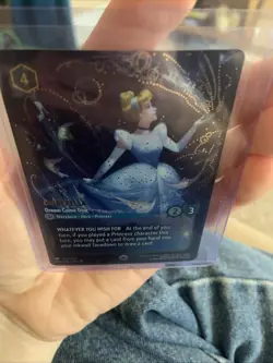 Disney Lorcana Whispers in the Well Cinderella Dream Come True Enchanted 236/204 - Image 4