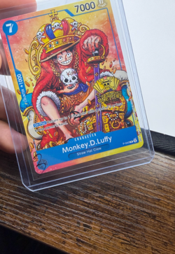 Monkey D. Luffy P-043 (2nd Anniversary Stamped Promo) One Piece TCG English NM - Image 3