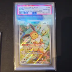 Pokemon TCG Eevee Prismatic Evolutions Promo SVP173 - PSA 10 GEM Mint - Image 1