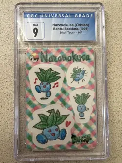 Vintage 1998 Pokemon Card Sealdass Stitch Touch 6 Card Lot PSA 9 & CGC 9 - Image 4