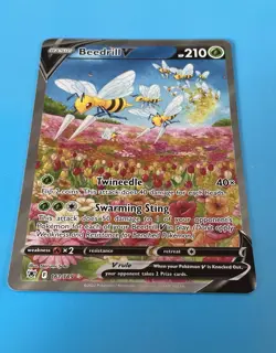 🐝 Pokemon TCG Beedrill v Astral Radiance Holo Ultra Rare Card 161/189 - Image 2