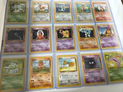 Pokemon TCG Lot of 38 Unique Cards from Base Set Unlimited MP/HP - Image 1