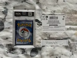 Pokemon TCG Van Gogh Promo Card Pikachu Grey Felt Hat SVP085 PSA 7 NM - Image 3