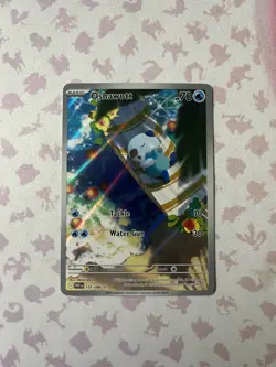 Oshawott 105/086 Illustration Rare Pokemon Card | SV Set | Near Mint - Image 1