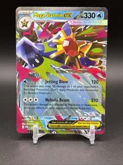 Pokemon TCG Mega Starmie Ex 021/088 Perfect Order Double Rare NM Card - Image 1