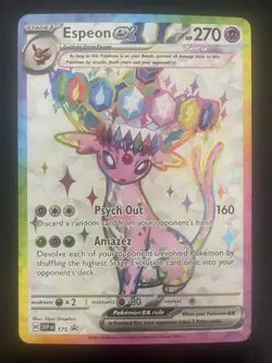 Espeon ex SVP175 Sv: Scarlet & Violet Promo Cards Holo - Image 1