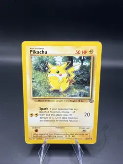 Pikachu 60/64 Jungle Set Vintage Regular 1999 Pokemon TCG Card! RARE OLD! - Image 1