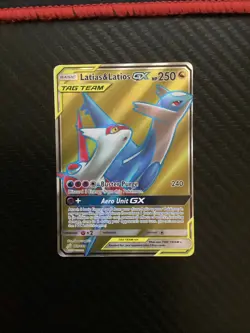 Latias & Latios GX Tag Team Full Art 169/181 Near Mint Pokemon Card - Image 1
