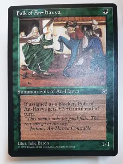 ►FOLK OF AN-HAVVA (V.1) ►HOMELANDS 1995 ►NM ►GREEN ►MAGIC MTG ►HEIMATLANDER - Image 1