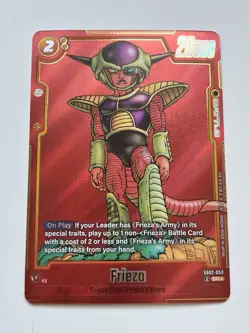 Dragon Ball Manga Booster Sb02 Complet Set Of RED Alt Art Cards - Image 4