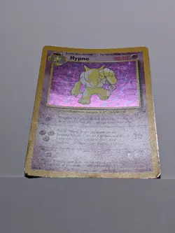 Pokemon TCG Hypno 8/62 Fossil Set Vintage Holo Rare Card - MP - Image 3