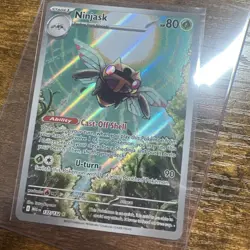 Rare Illustration Art Ninjask 137/132 Mega Evolutions NM Condition Pokemon Card - Image 1