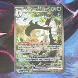 Pokemon Meowscarada EX Special Illustration Rare Card 256/193 - Image 1