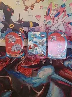 Pokemon Advanced Evolutions Lenticular Panini Cards Inc 2004 X3 Bundle - Image 5