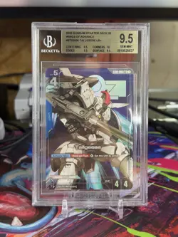 Tallgeese ST02-006 LR+ Alt Art Gundam Card Game TCG BGS 9.5 - Image 1