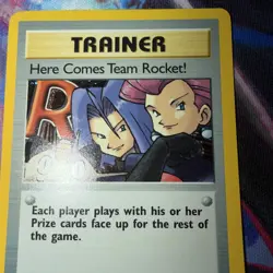 Here Comes Team Rocket! 15/82 Team Rocket Pokemon Holo Foil - Image 1