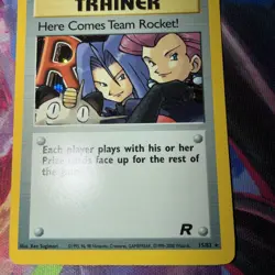 Here Comes Team Rocket! 15/82 Team Rocket Pokemon Holo Foil - Image 2