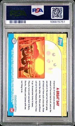 PSA 9 - A Great Day Rainbow Foil #58 1999 TOPPS Movie Edition - Pokemon - Image 2