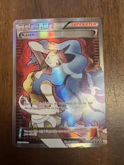 Karen XY177a (NM) Pokemon TCG Alt Art holo promo - Image 1