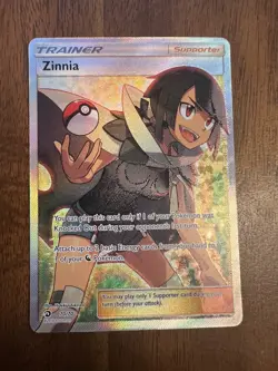 Zinnia (Full Art) 70/70 Ultra Rare Dragon Majesty Pokemon TCG Near Mint - Image 1