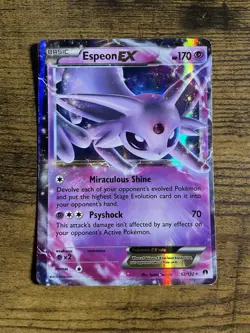 Pokemon TCG Espeon EX Breakpoint Ultra Rare Holo 52/122 - Image 1