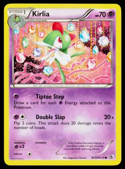 Kirlia - Holo RC9/RC25 Common Pokemon Legendary Treasures Radiant Collection NM - Image 1