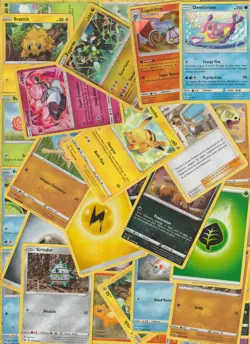 Lot x100 cartes POKEMON Recentes FRANCAISES ETAT NEUF 4 RARES (3 HOLOS) pikachu - Image 1