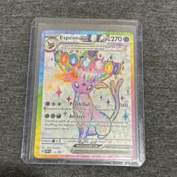 Pokemon Espeon EX Promo Full Art Holo Scarlet & Violet SVP175 270 HP - Image 1