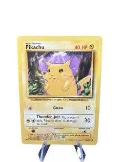Pokemon Pikachu 58/102 Yellow Cheeks 1999 Base Set LP! 🔥🔥 - Image 1