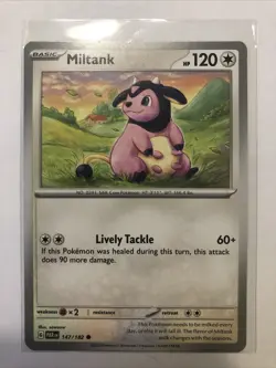 Miltank 147/182 SV04: Paradox Rift Regular Pokemon Non Holo Near Mint - Image 1