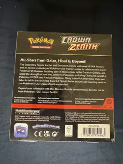 FULLY INTACT SEAL Pokemon TCG Crown Zenith Booster Bundle - Image 2
