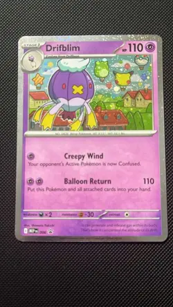 Drifblim 006 Holo Promo Mega Evolution Promo Pokemon Holo Near Mint - Image 1