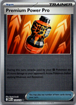 Premium Power Pro (Trainer) 124/132 Reverse Holo Pokemon TCG NM - Image 1