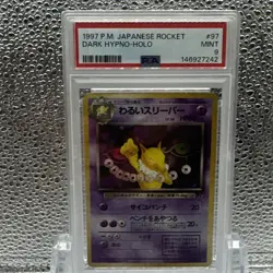 Pokemon PSA 9 Dark Hypno Japanese Rocket Holo Rare - Image 1