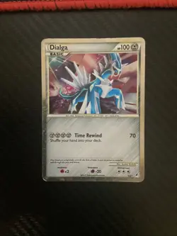 DIALGA SL2 SHINY RARE HOLOFOIL CALL OF LEGENDS MP POKEMON - Image 1