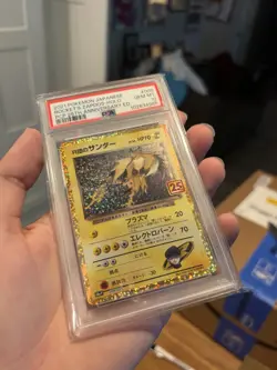 Pokemon 2021 Rockets Zapdos Holo PSA 10 008/025 Promo 25th Anniversary Japanese - Image 2