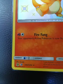 Pokemon TCG Charmander SV6/SV94 Hidden Fates: Shiny Vault Holo NM 💎💎💎💎💎 - Image 4