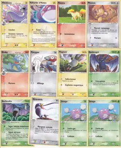 Lot x12 anciennes cartes POKEMON 2006 VF EX-NM Nosferalto 43/113 ESPECES DELTA - Image 1