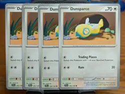 Pokemon TCG Journey Together Dunsparce 120/159 x4 Playset - Image 1