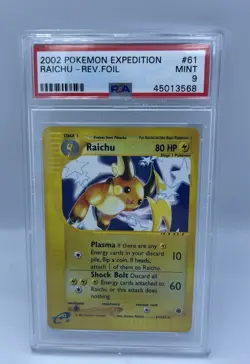 Raichu Expedition Reverse Holo Psa 9 Pokemon Tcg Foil - Image 1