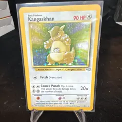 Pokemon Kangaskhan Jungle Holo Rare 5/64 Basic 90 HP Unlimited Wotc 1999 English - Image 1
