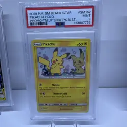 2019 Pikachu SM162 Black Star Promo Pokemon PSA 9 - Image 1